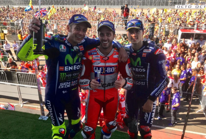 Klasemen Pembalap usai MotoGP Inggris 2017