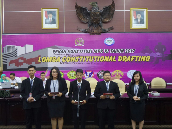 MPR Menyelenggarakan Lomba <i>Constitutional Drafting</i>