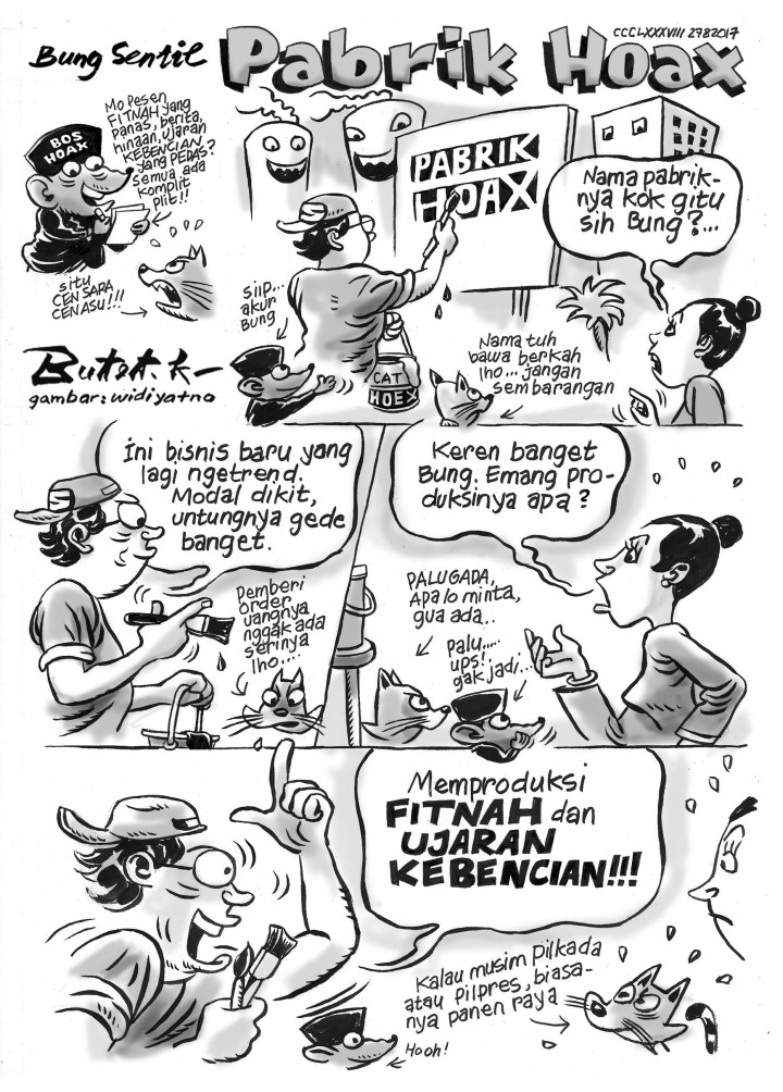 Bung Sentil: Pabrik Hoax