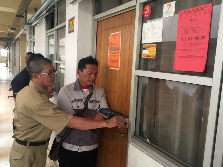 Pengelola Gembok Penunggak di Rusunawa Cibesel