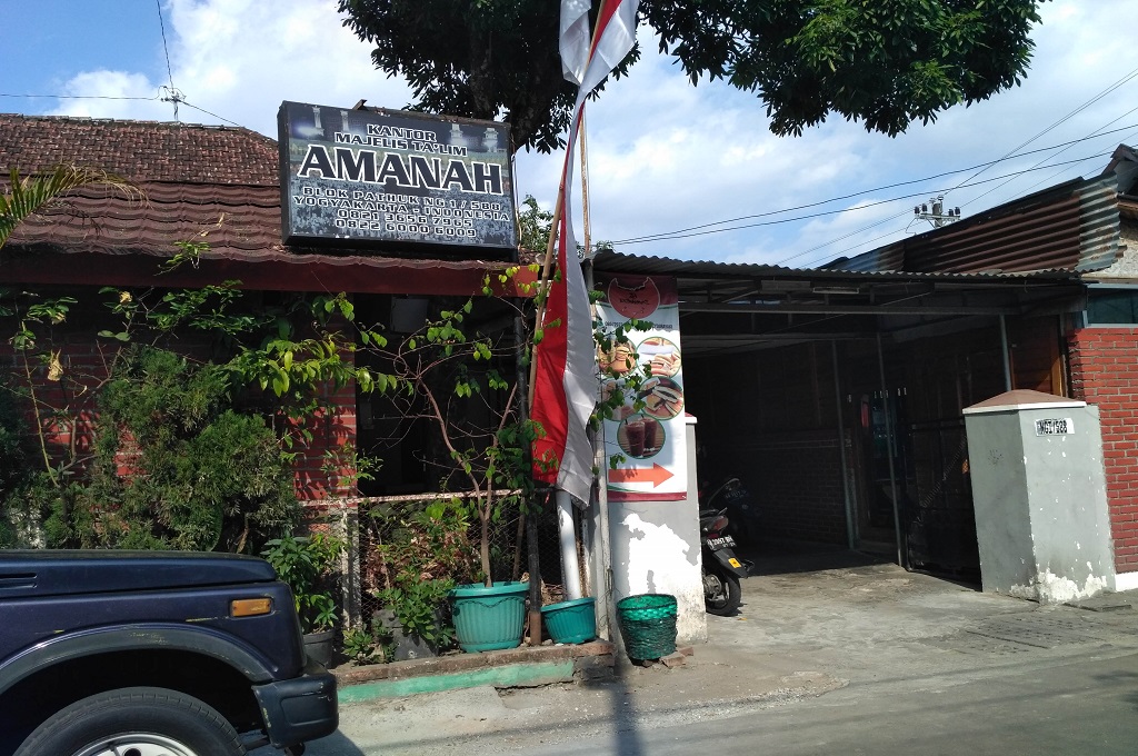 Kantor Amanah di daerah Pathuk Kota Yogyakarta, MTVN - Vicka