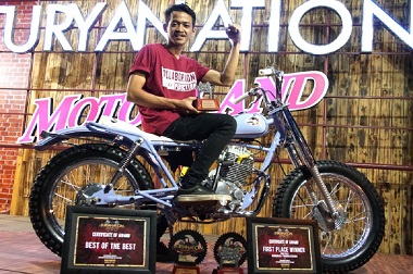 Honda Tiger Scrambler Tracker ini, Terbaik di Banjarmasin