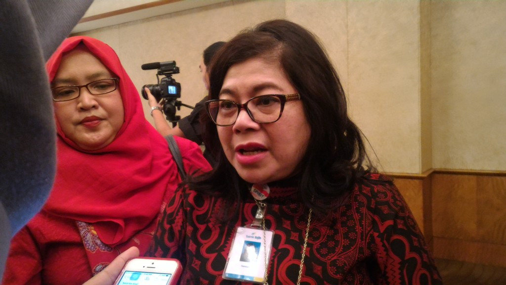 Direktur Konsumer BJB Fermiyanti (Foto: MTVN/Eko Nordiansyah)