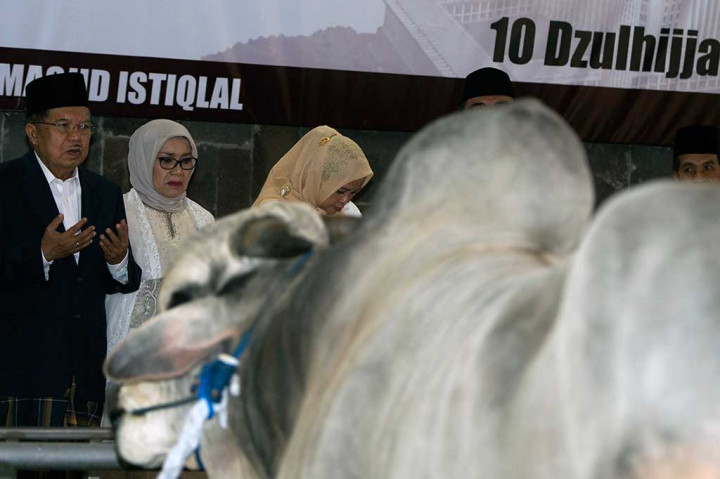 Wapres Salat Idul Adha di Masjid Istiqlal