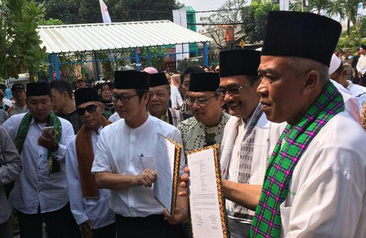 Djarot Resmikan Model Penampungan dan Pemotongan Hewan Kurban