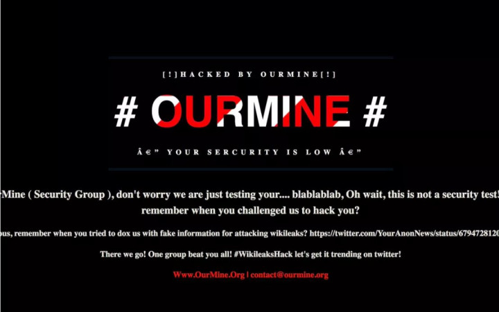 Situs WikiLeaks Dibobol Hacker OurMine