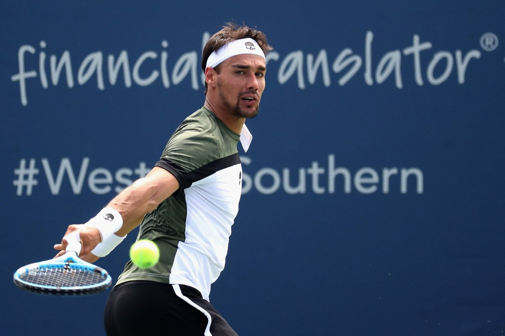 Fabio Fognini. (Rob Carr/Getty Images/AFP)