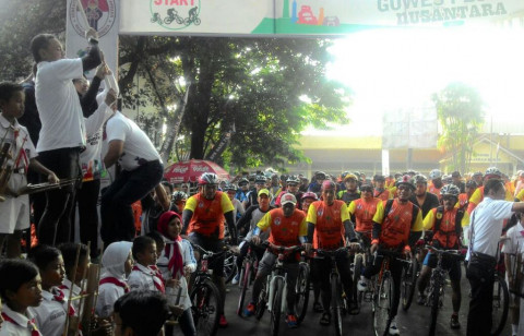 Gowes Pesona Nusantara Berlangsung Meriah Di Bogor