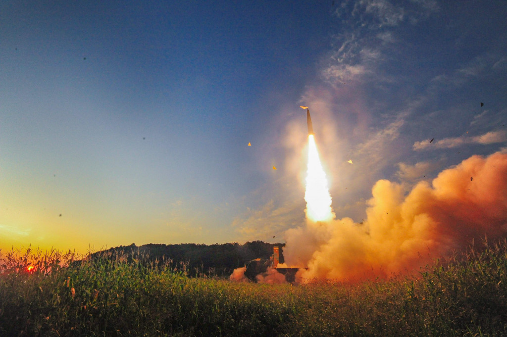 South Korea launched a ballistic missile exercise on September 4 in response to Pyongyang's provocative detonation of what it claimed was a miniaturised hydrogen bomb. (Photo:AFP/South Korean Defence Ministry)