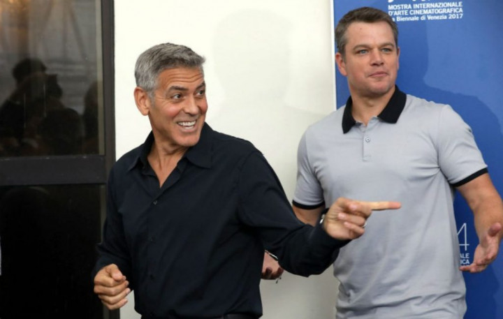 George Clooney Puji Akting Matt Damon