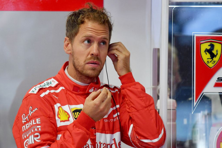 Sebastian Vettel di Mata CEO Ferrari