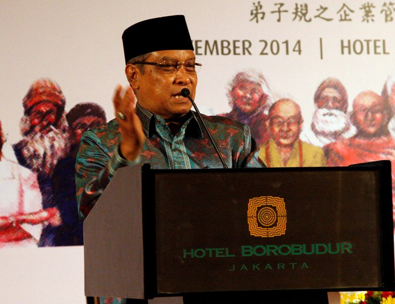 Ketua Umum Pengurus Besar Nahdhatul Ulama (PBNU) Said Aqil Siradj. Foto: MI/Rommy.