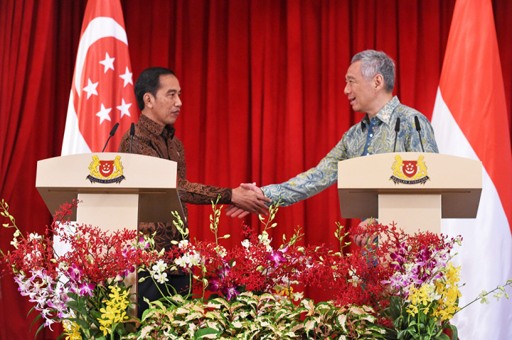 Bertemu PM Singapura, Jokowi Bahas Energi hingga Ekonomi Digital
