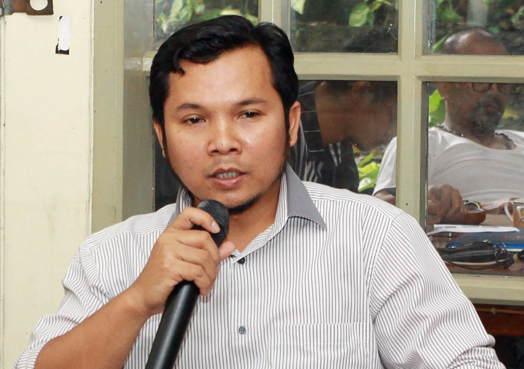  Direktur Eksekutif Lembaga Bantuan Hukum Pers (LBH Pers) Nawawi Bahrudin--MI/Galih Pradipta