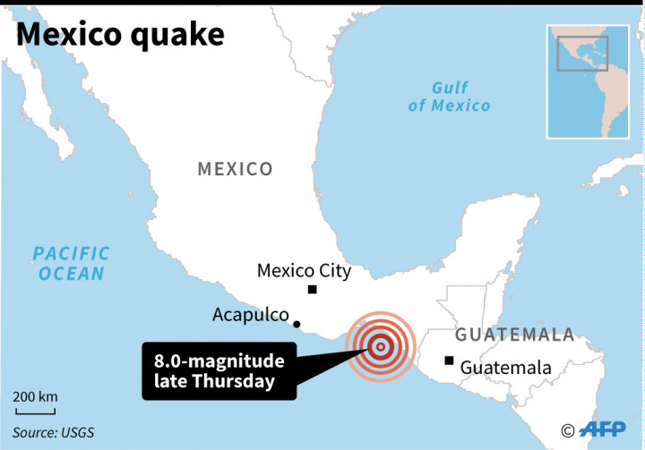 Tsunami Warning as Magnitude 8 Quake Rocks Mexico: USGS