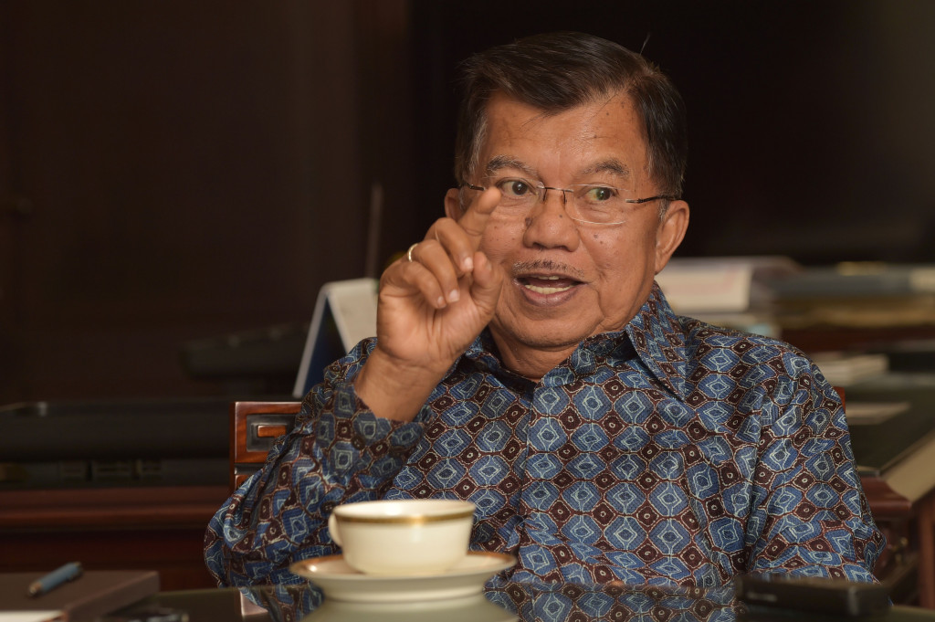 Wapres Jusuf Kalla -- Foto: AFP/ Adek Berry
