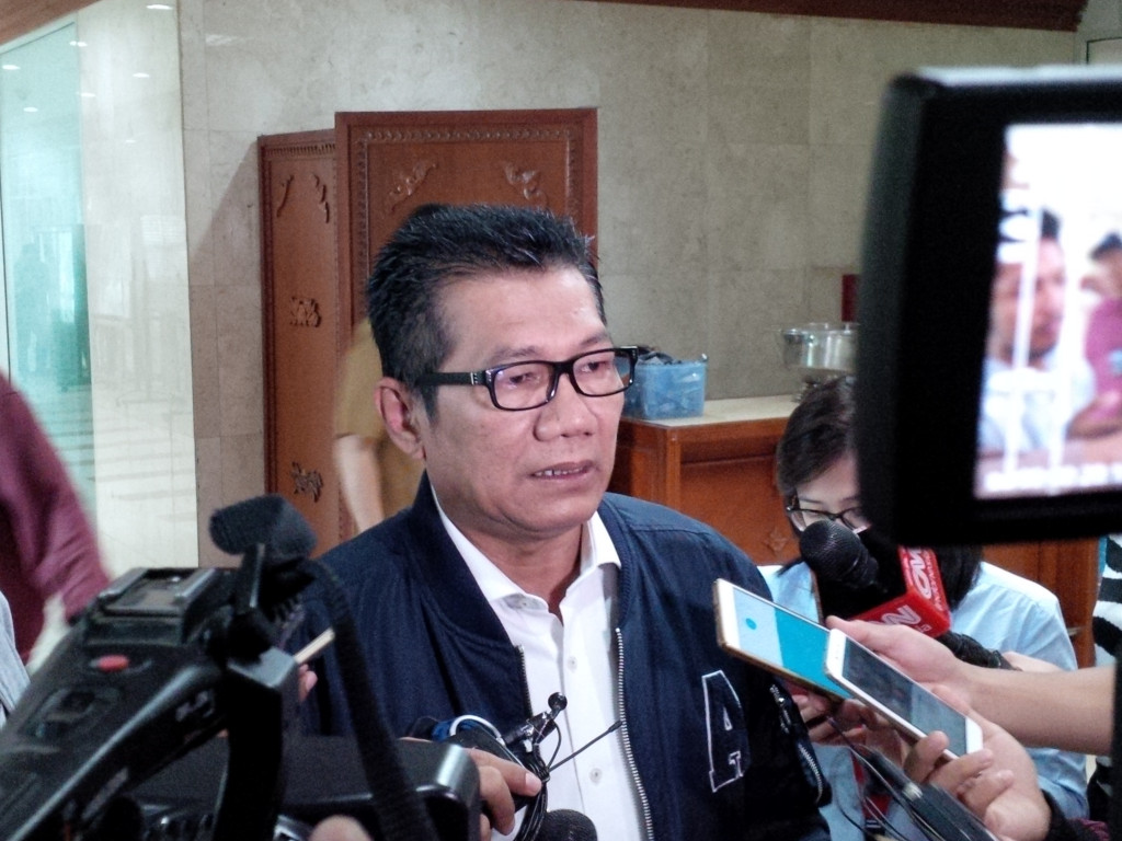 Ketua Pansus Angket DPR untuk KPK Agun Gunandjar - MTVN/Husen Miftahudin, 