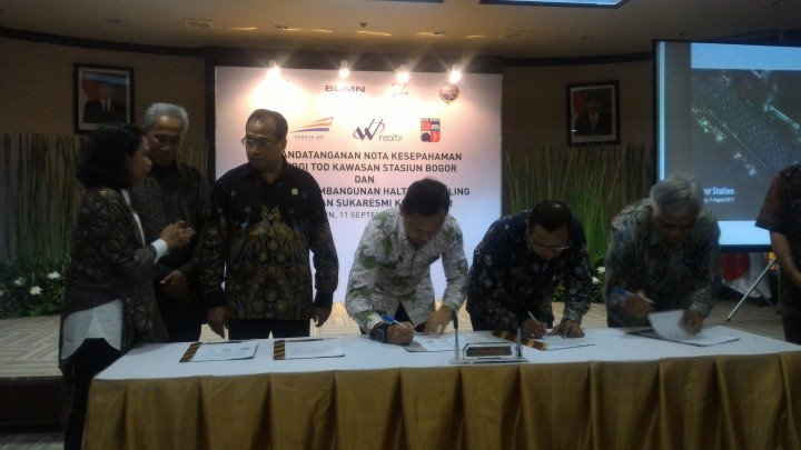 Waskita Garap Lahan KAI di Stasiun Bogor untuk Hunian Terintegrasi