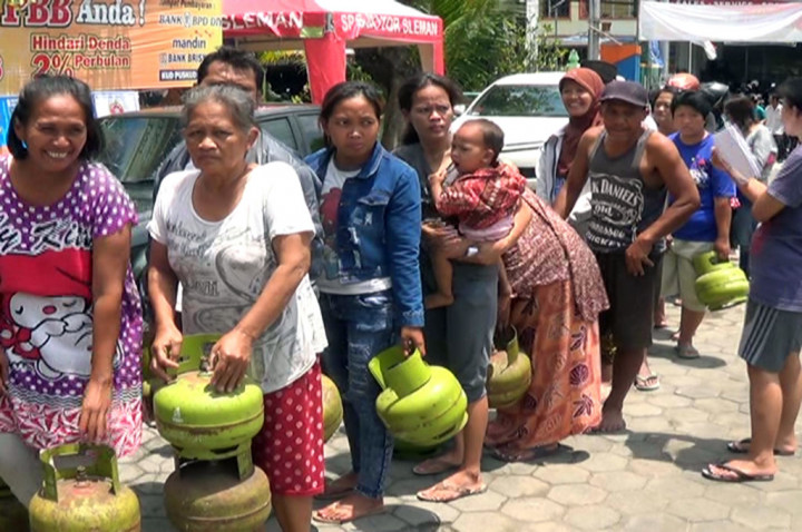 Gas Elpiji 3 Kilogram Langka di DIY