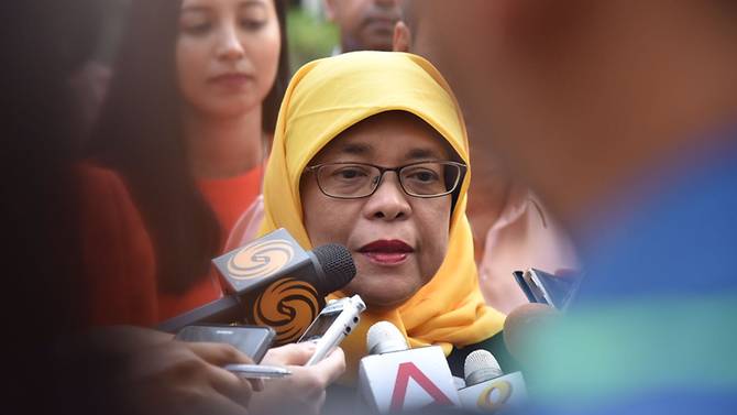 Halimah Yacob, Presiden wanita pertama Singapura. (Foto: Channel News Asia)
