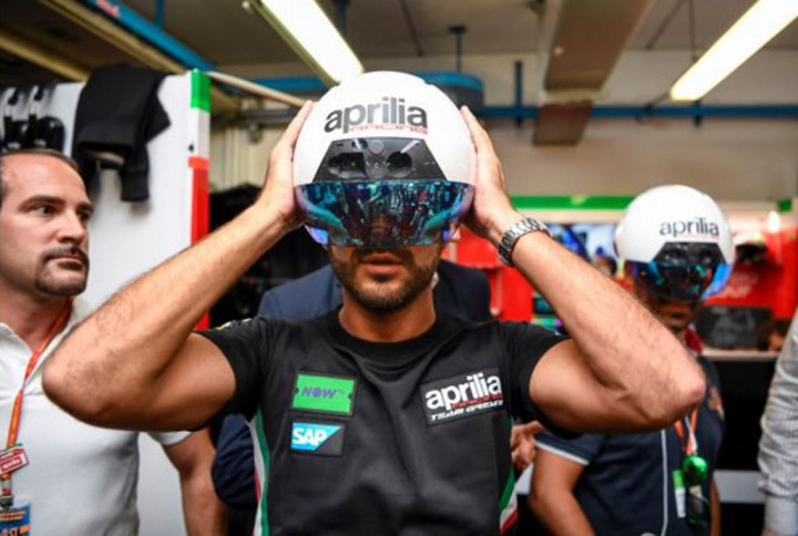 Aprilia Punya Helm Kru Tercanggih di Paddock MotoGP