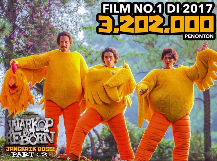 Abimana Bangga Warkop DKI Reborn 2 Jadi Film Indonesia Terlaris Tahun 2017