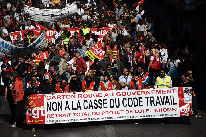 Serikat Buruh Prancis Mogok Kerja Tentang Reformasi Ketenagakerjaan
