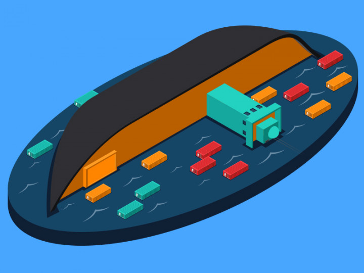 Kapal Tanker Tabrakan dengan Kapal Keruk, 5 Orang Hilang