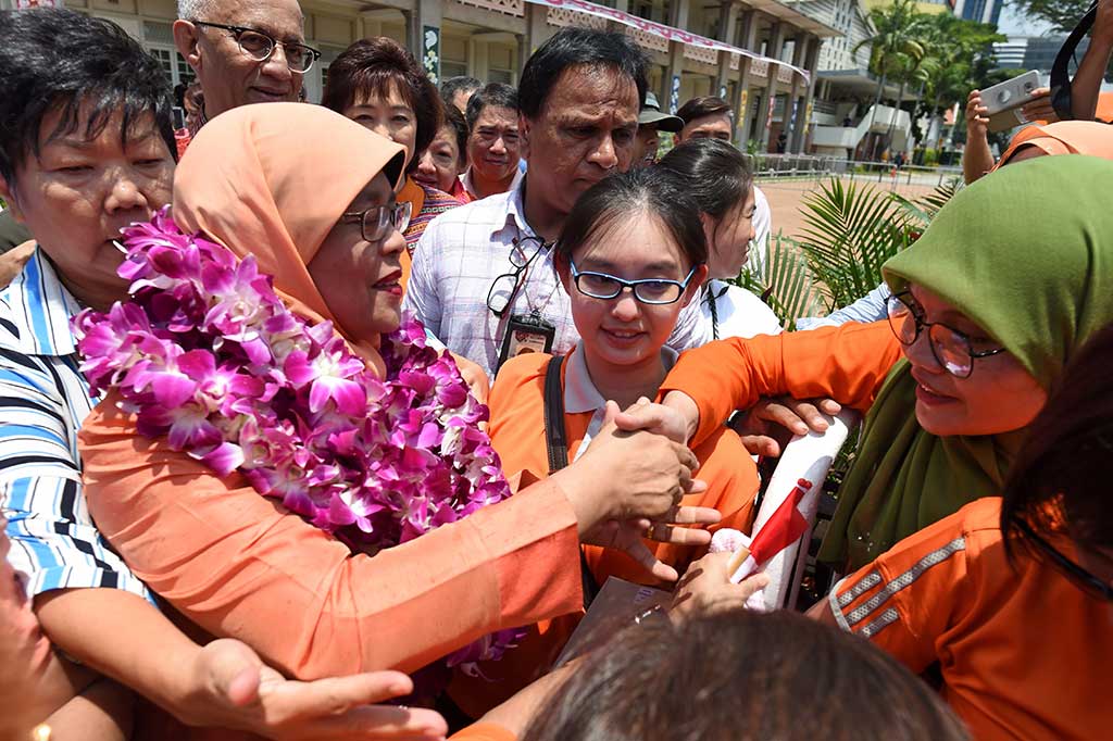 Halimah Yacob Jadi Presiden Perempuan Pertama Singapura