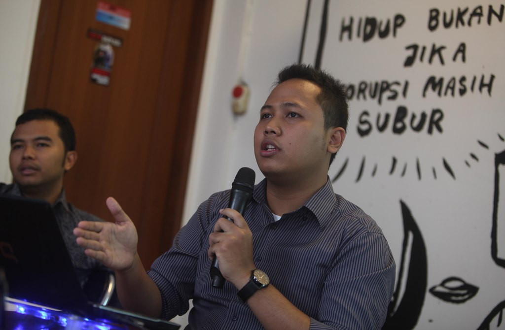 Peneliti ICW Tama S Langkun. (Foto: MI/Ramdani)