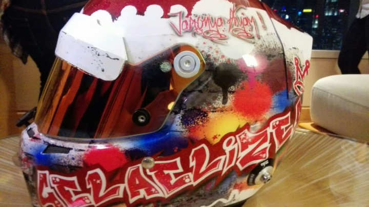 Desain Helm Baru Sean Gelael Sangat Indonesia
