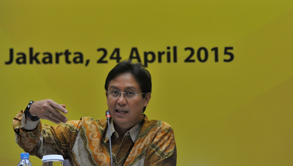 Dirut Inalum Budi Gunadi Sadikin. (ANTARA FOTO/Puspa Perwitasari)