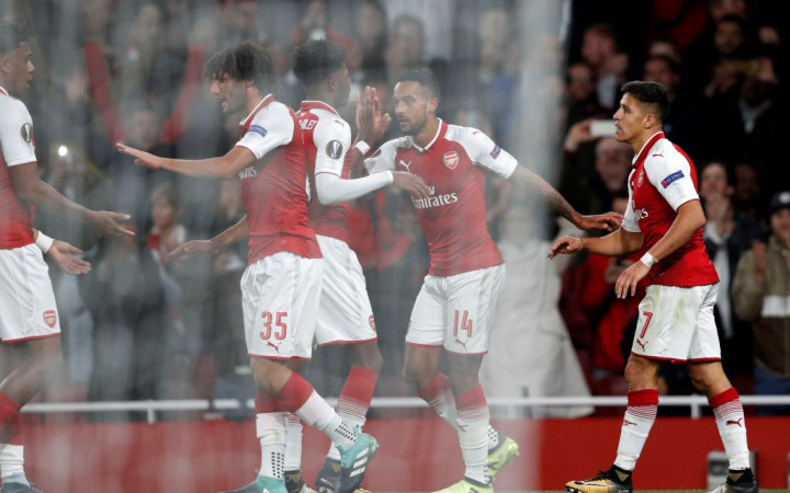 Arsenal Bungkam Koeln pada Laga Perdana Liga Europa 2017--2018