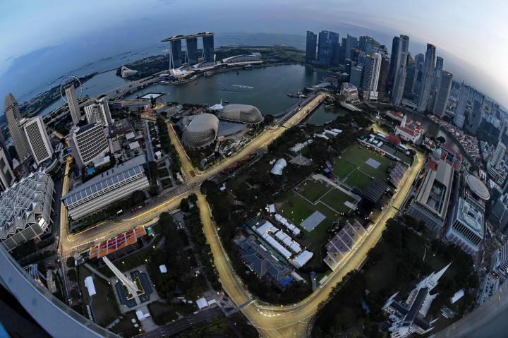 Jelang GP Singapura, Pembalap F1 Berlatih di Marina Bay