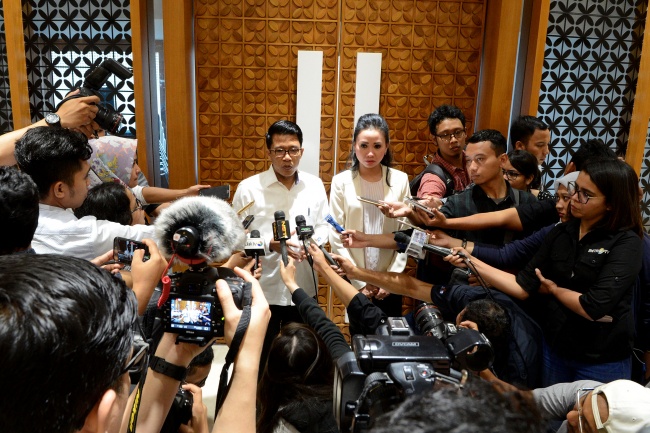 Sejumlah anggota Pansus Angket KPK. Foto: MI/Susanto