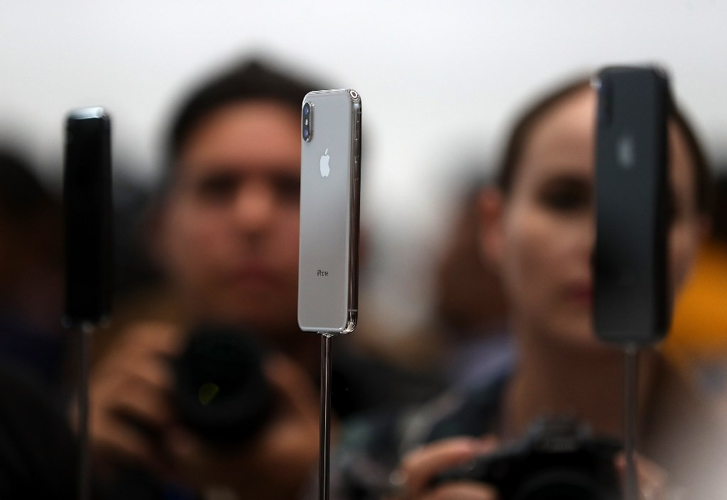 Apple merilis iPhone X. (FOTO: AFP)