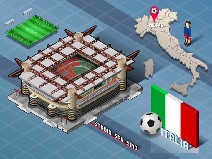 Stadion San Siro Diresmikan