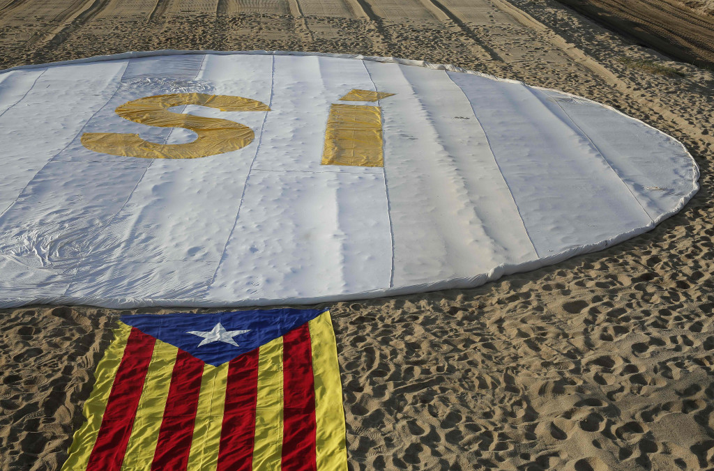 Bendera Catalunya (Foto:AFP)