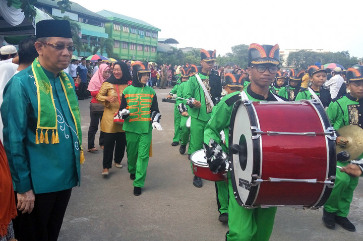 Warga Pontianak Menyambut Tahun Baru Hijriah dengan Pawai Akbar