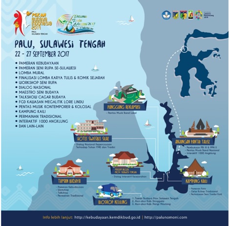 Pekan Budaya Indonesia III Digelar di Palu, 22-27 September