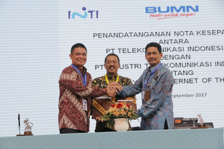 Telkom-PT INTI Sinergi Garap Layanan Internet of Things Devices