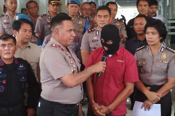 Pelaku Teror Memakai Kepala Babi di Medan Diringkus