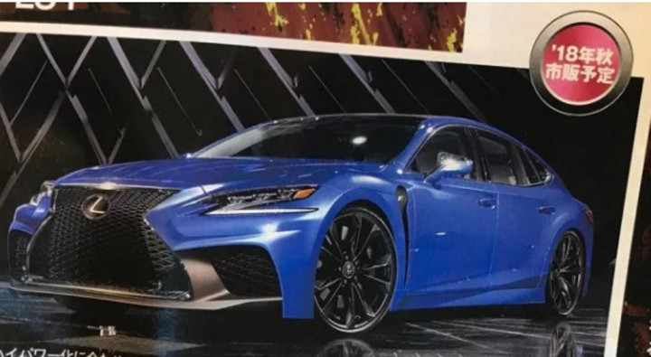 Penampakan Lexus LS F, Bocor Jelang Peluncuran