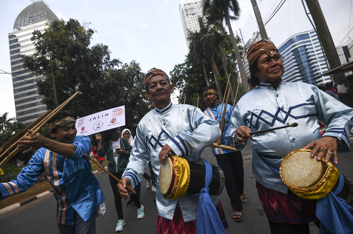 Kemeriahan Karnaval HUT ke-55 Gelora Bung Karno