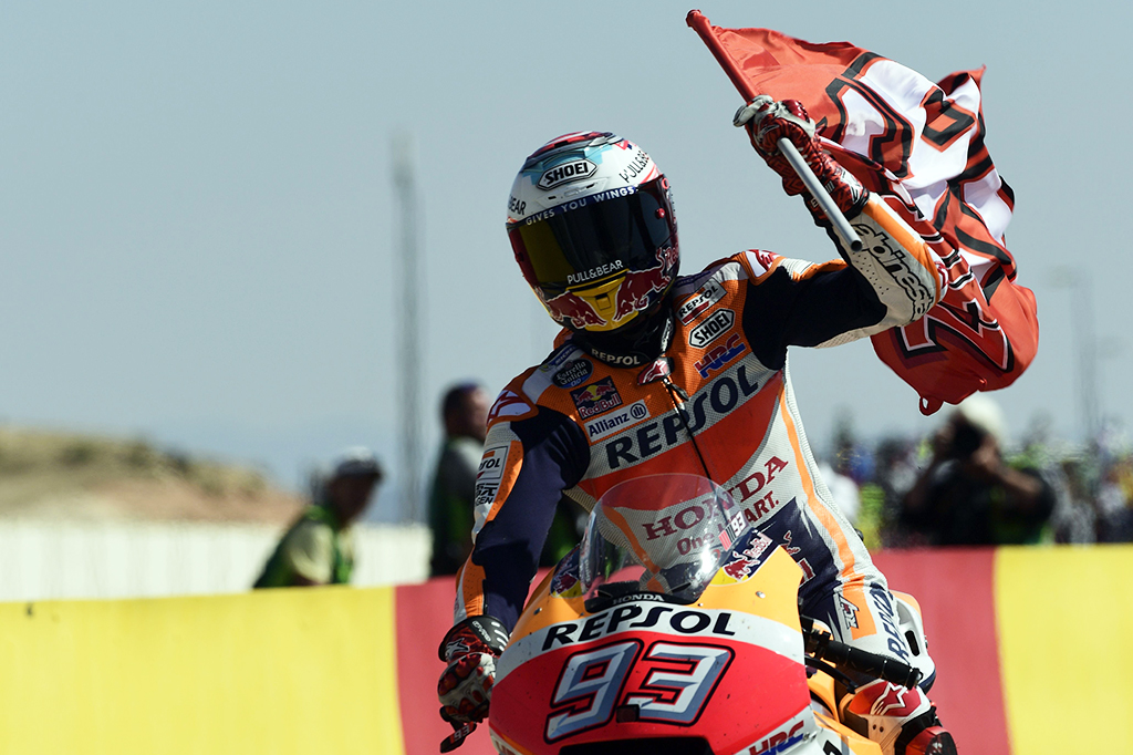 Marc Marquez Juara MotoGP Aragon
