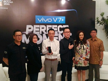 28 September, Vivo V7+ Mendarat di Indonesia
