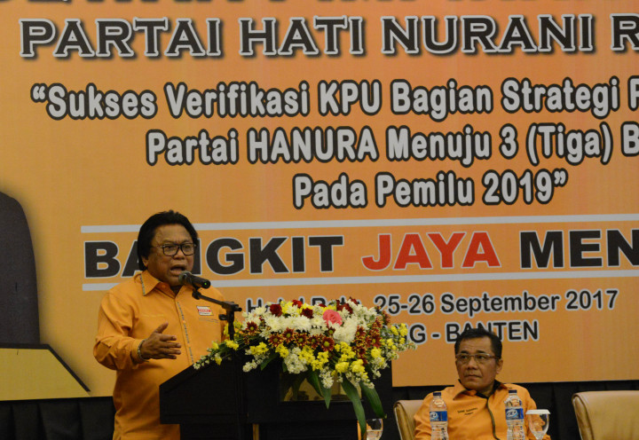 Hanura Targetkan Masuk Tiga Besar di Pemilu 2019
