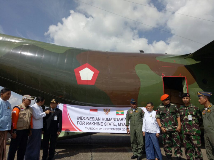 Bantuan Kemanusiaan Indonesia Sudah Tiba di Rakhine