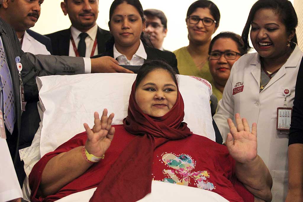 Wanita Terberat di Dunia Meninggal di RS Abu Dhabi