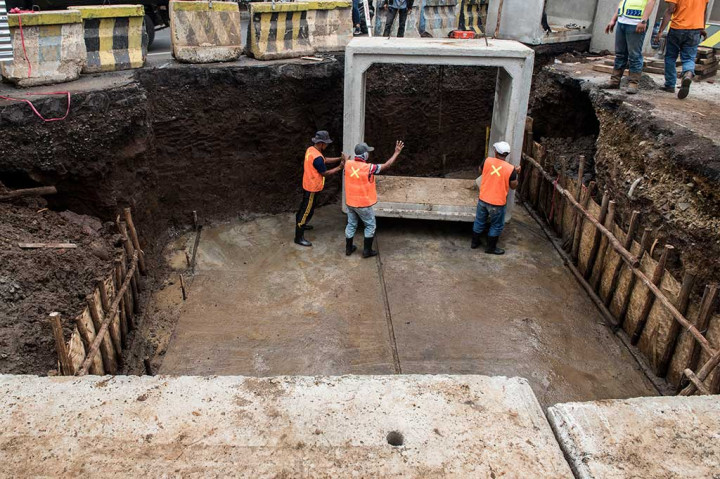 Antisipasi Banjir, Gorong-gorong Jalan Pasteur Direvitalisasi